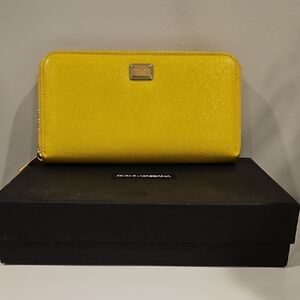 Dolce & Gabbana Sunny Yellow Wallet